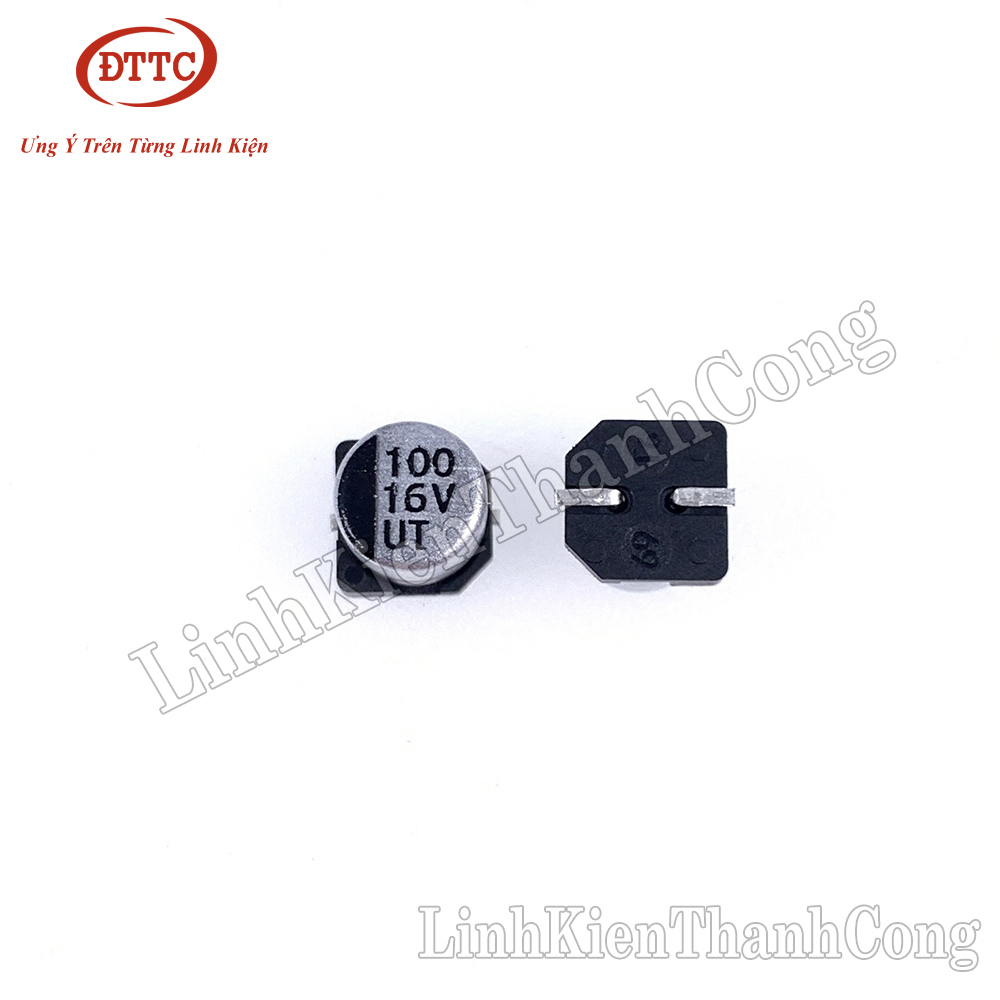 Tụ Nhôm 100uF 16V 6.3x5.4mm