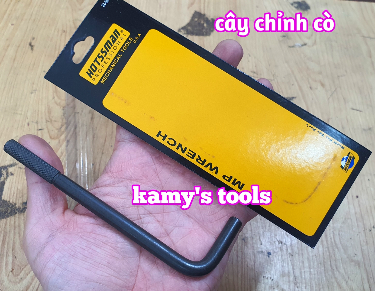 Dụng cụ chỉnh cò xupap chữ L Hotssman 22-504, cây chỉnh cò