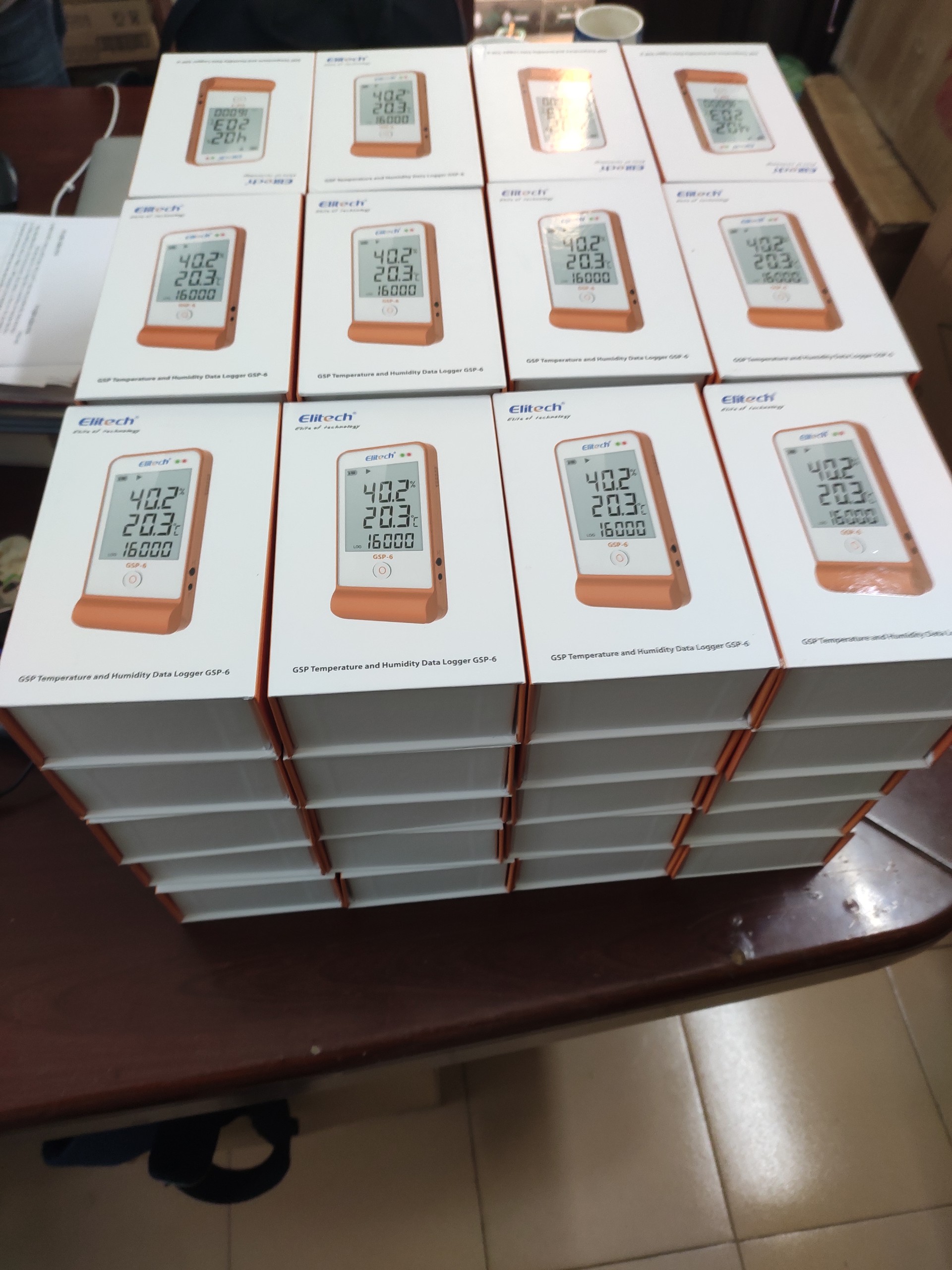 Nhiệt ẩm kế tự ghi GSP-6+ Hiệu chuẩn