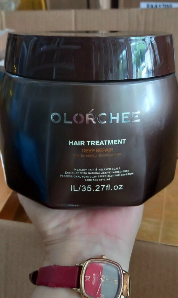 [ chính hãng] Kem hấp ủ tóc Olorchee phục hồi mềm mượt 1000ml