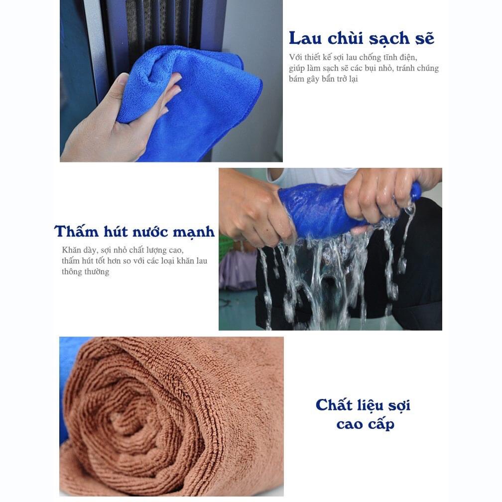 Khăn lau rửa xe Microfiber Loại 1
