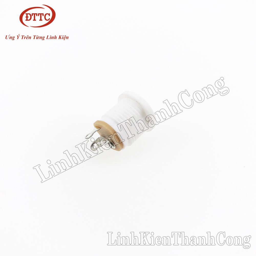 Jack dc cái 5.5x2.1mm màu đen, màu trắng