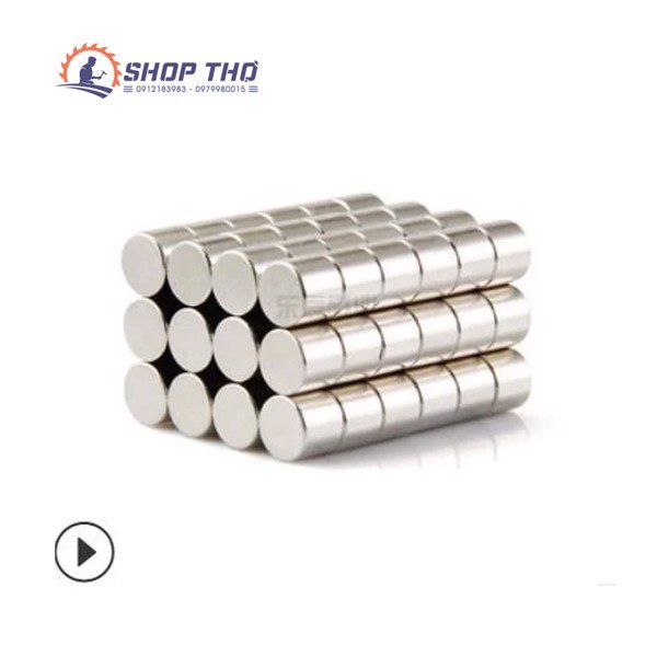 Nam Châm Hạt Tròn D5*5Mm (30 Viên)