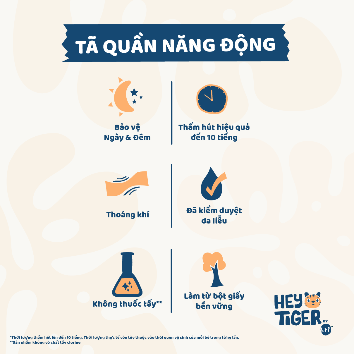 Tã/Bỉm Quần Hey Tiger Jumbo Size M (6-11kg) - 58 miếng