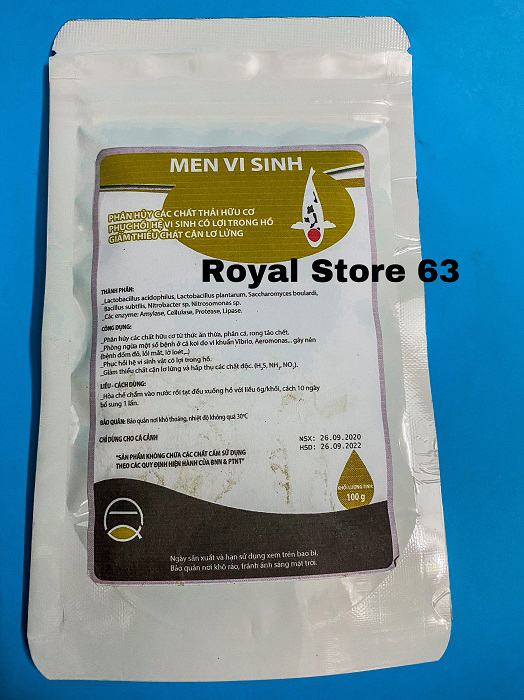 Men Vi Sinh Acpharno phân hủy cho bể cá cảnh 100g