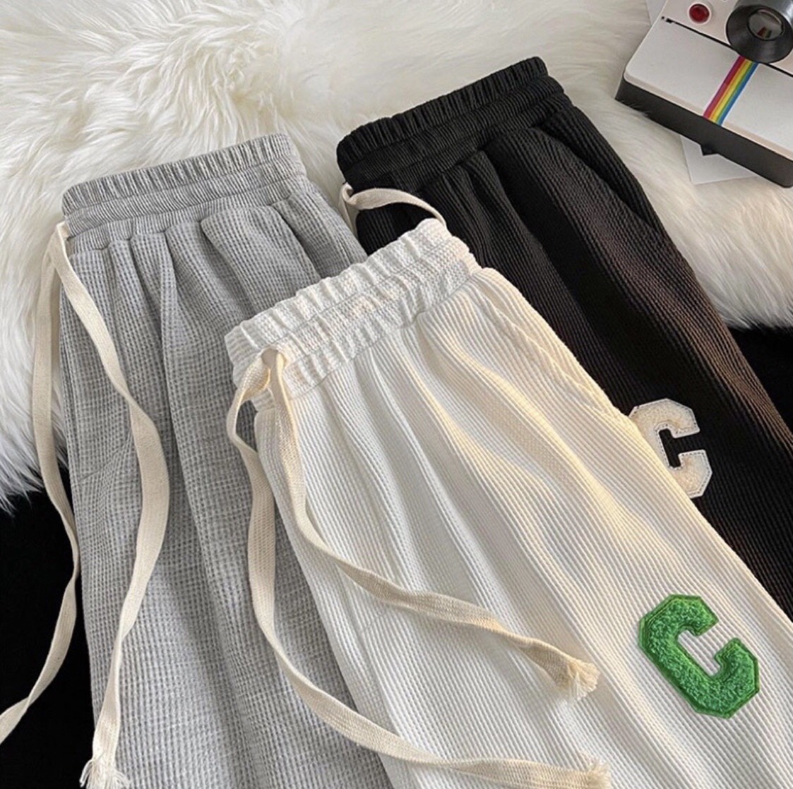 Quần Jogger Tổ Ong C Basic Chất Dày Dặn
