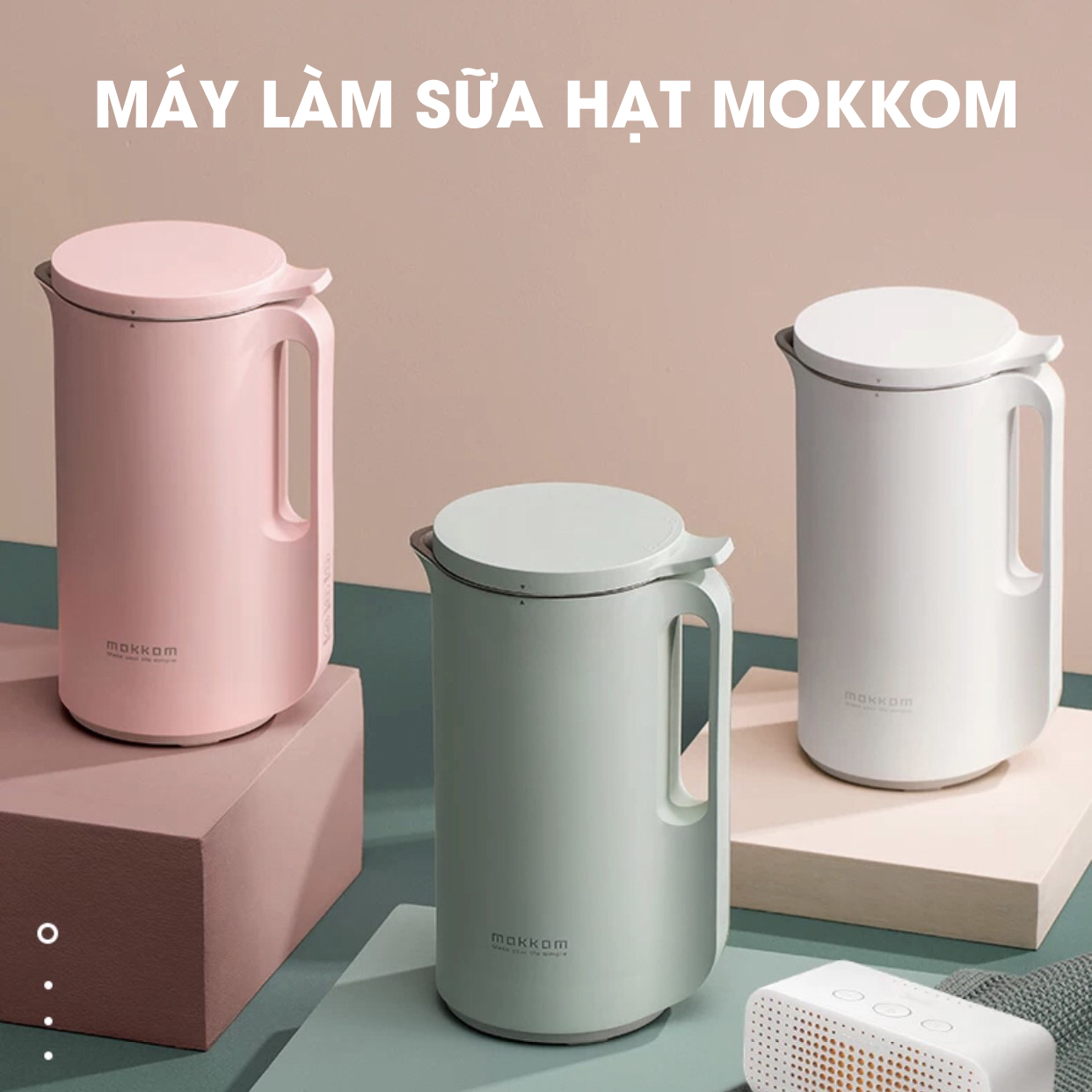 Máy Làm Sữa Hạt Mokkom 240A Đa Năng