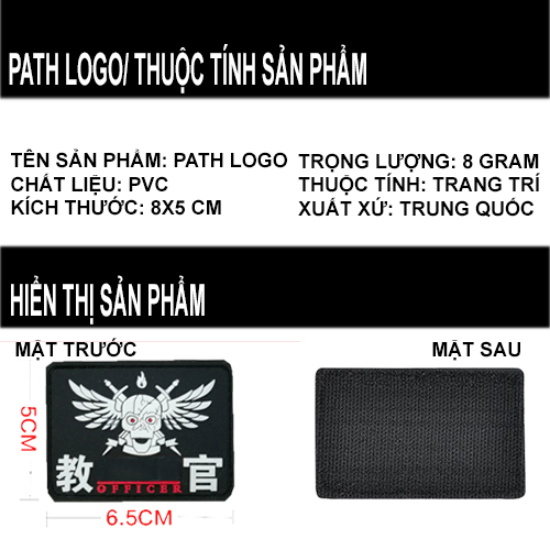 [HCM]Miếng dán logo nghệ thuật balo-túi xách