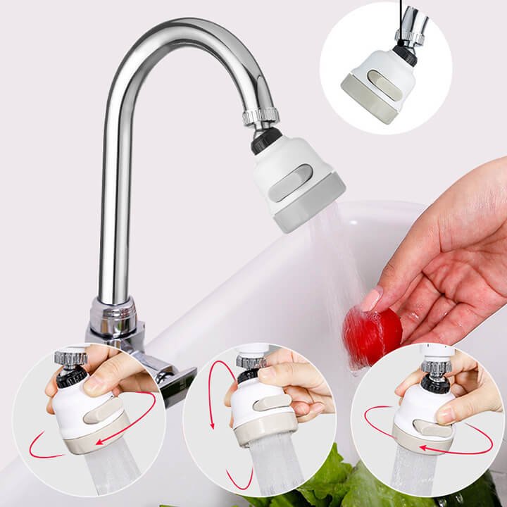 [HCM]Đầu vòi bồn rửa chén 2 chế độ xoay 360 độ