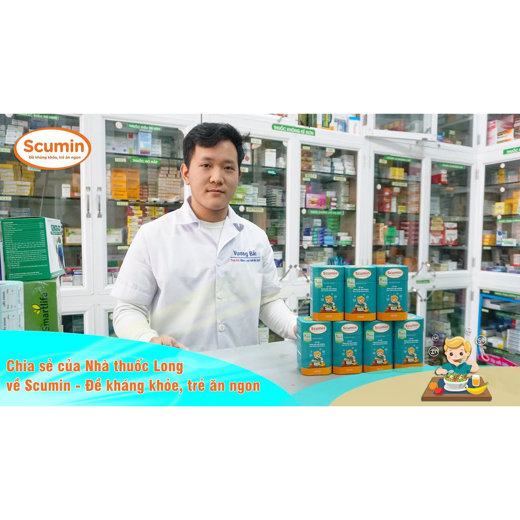 [ Quà Tặng Hấp Dẫn ] Scumin - Đề Kháng Khỏe Trẻ Hết Ốm Hộp 20 gói