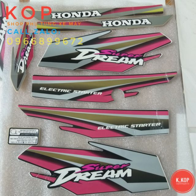 (SELE siêu rẻ) Tem xe Super DREAM L1