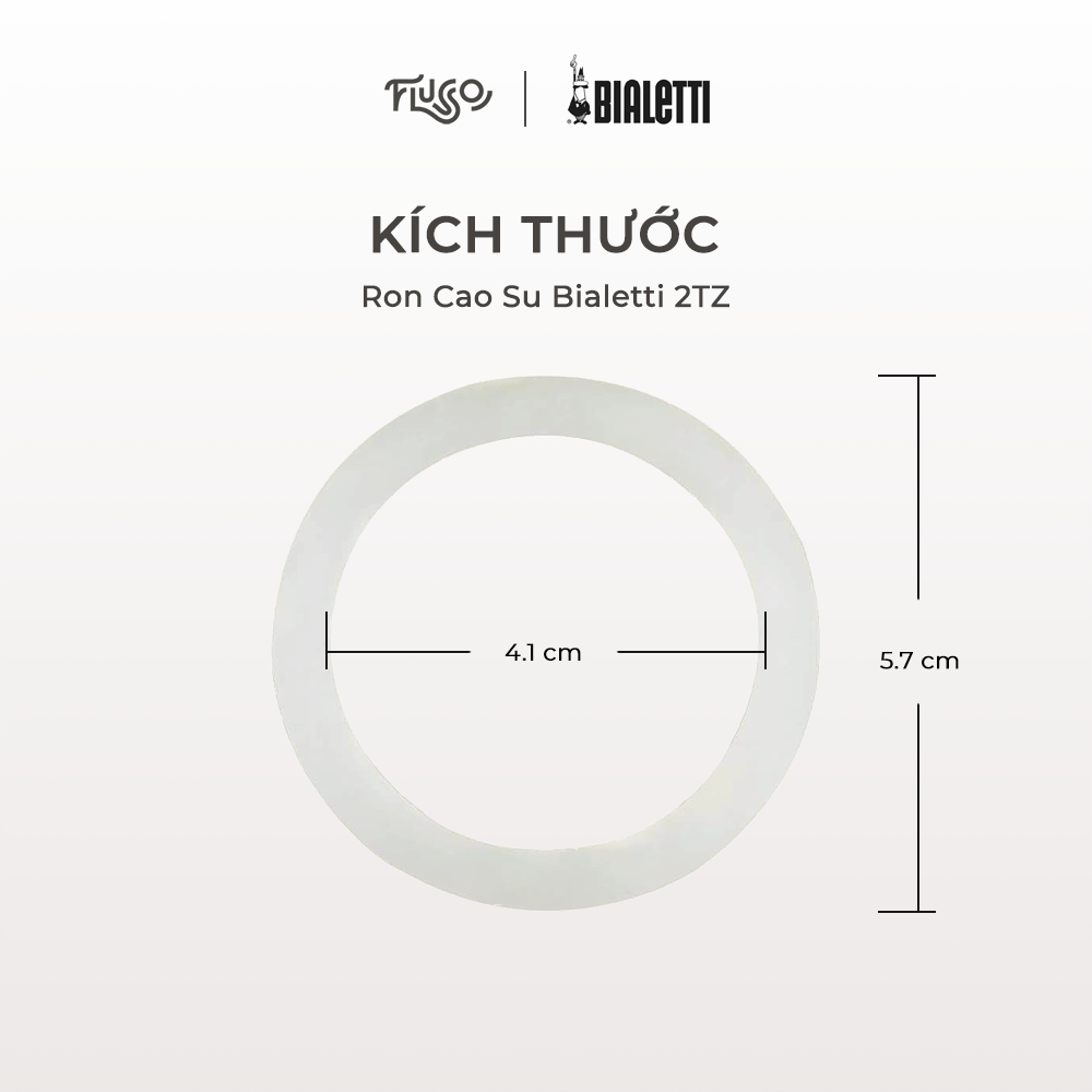Ron Cao Su Phụ Kiện thay thế cho Ấm Cà Phê Bialetti