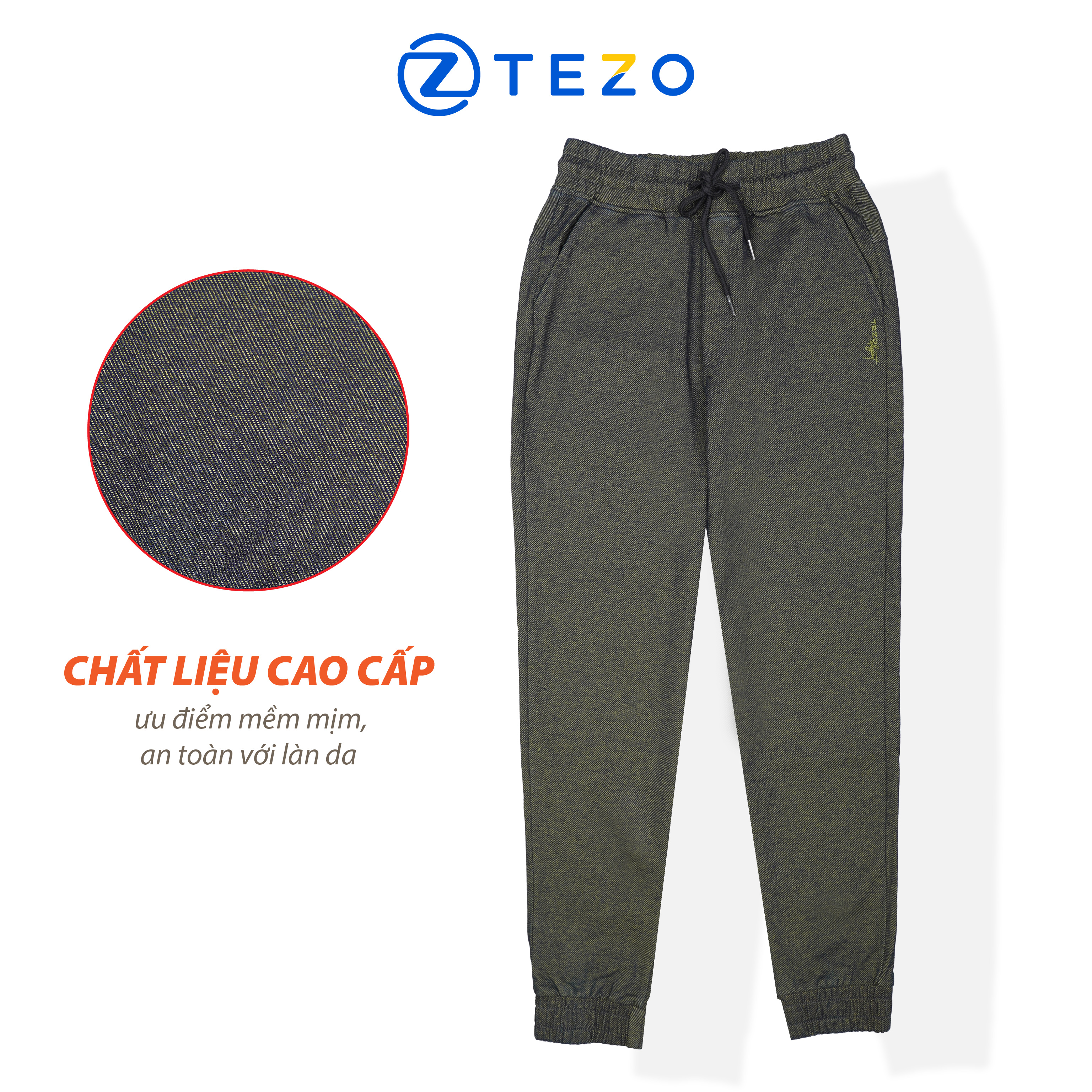 Quần jogger nữ basic Tezo 4 màu, quần nỉ nữ, quần dài nữ 22QJGB001