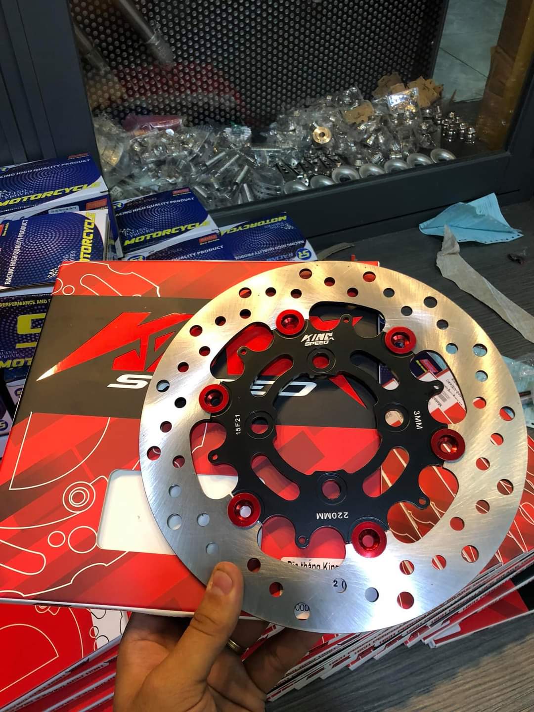 đĩa KingDrag chính hãng mẫu mới 220mm