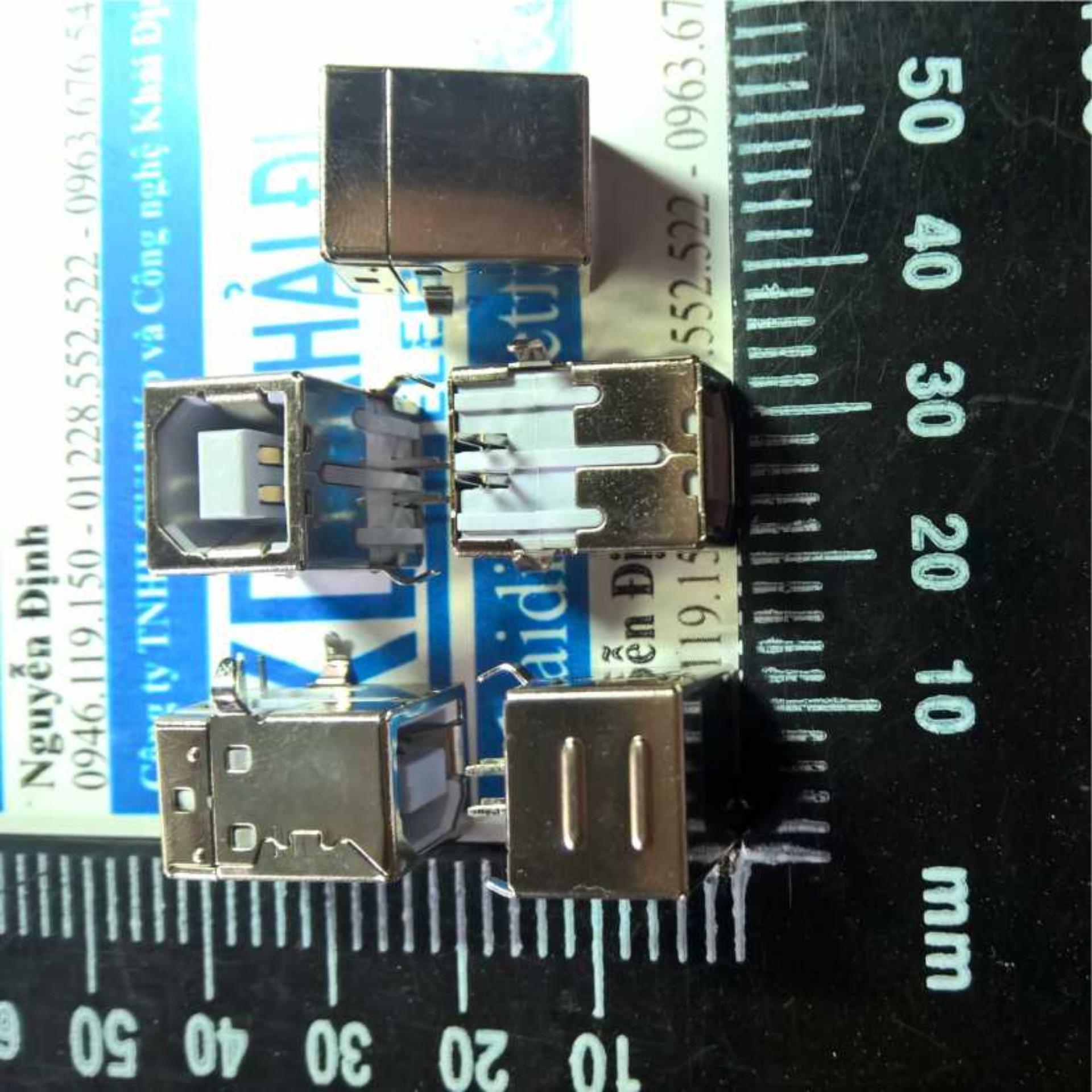 10 đầu cái cổng USB B, đầu cổng máy in, chân Cắm (vuông) kde0459