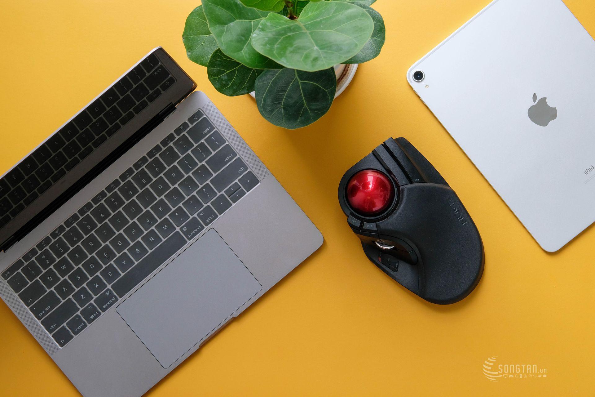 Chuột bi lăn Elecom M-HT1URBK - trackball dây, 8 nút switch, 1500 DPI