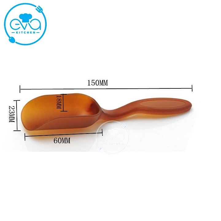 [HCM]Combo 2 Muỗng Múc Trà Nhựa Nâu Teaspoon