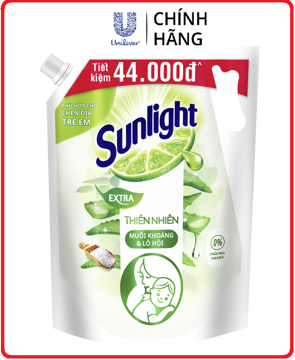 Nước rửa chén SUNLIGHT túi 3.4KG