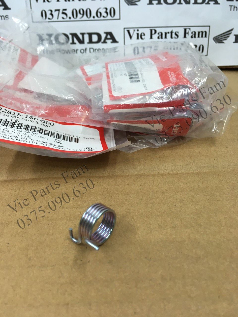 Lò xo côn. lò xo ly cần ly hợp MSX125. MONKEY 125 chính hiệu honda