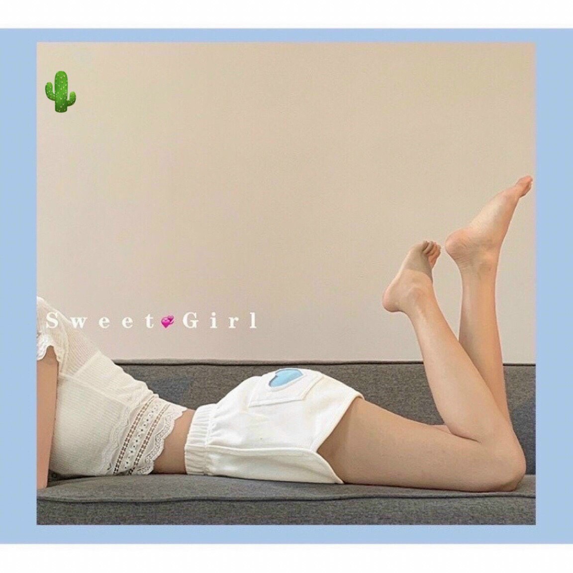 QUẦN SHORT THỂ THAO TRÁI TIM SAU TÚI
