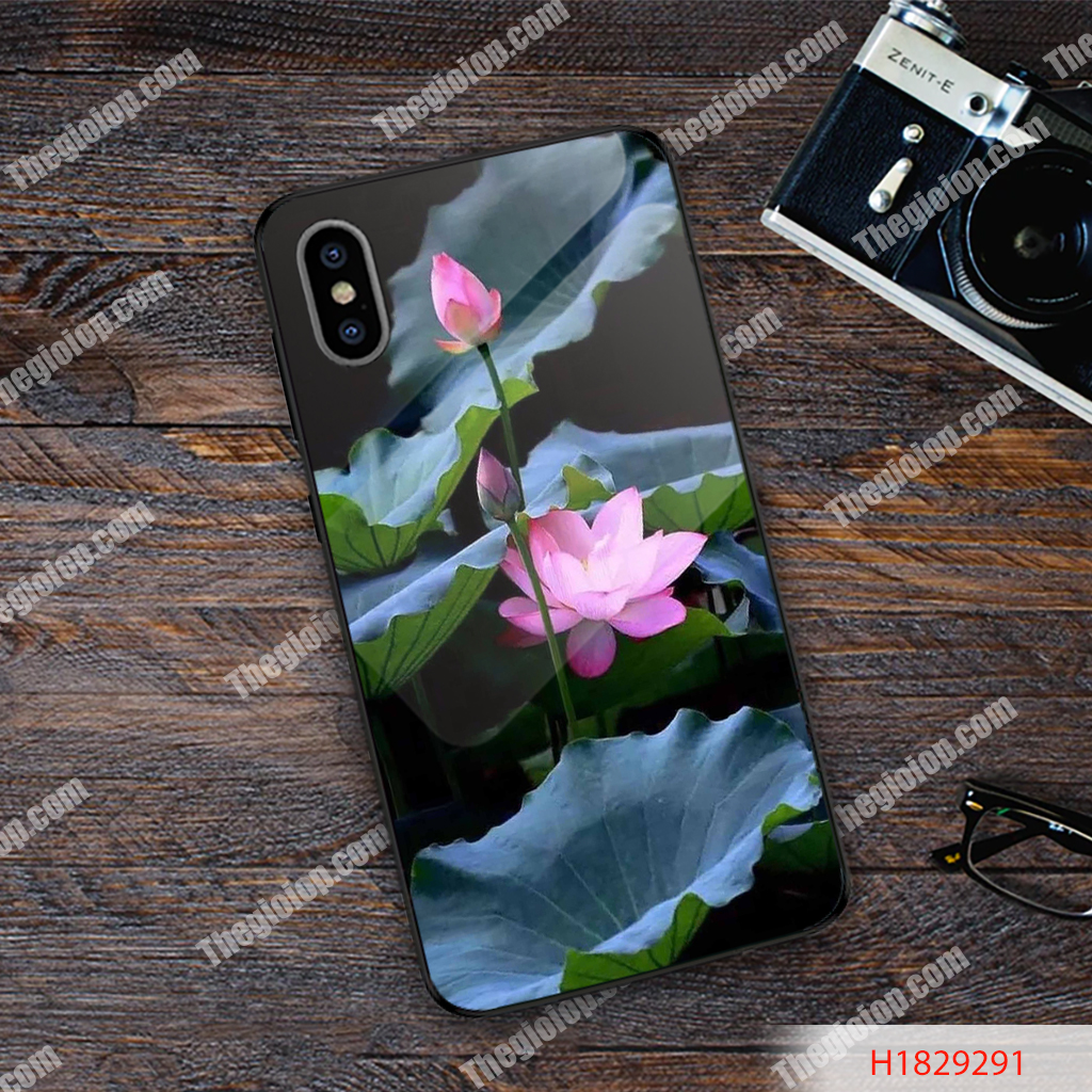 ỐP IPHONE, SAMSUNG TRÁNG GƯƠNG HÌNH HOA SEN