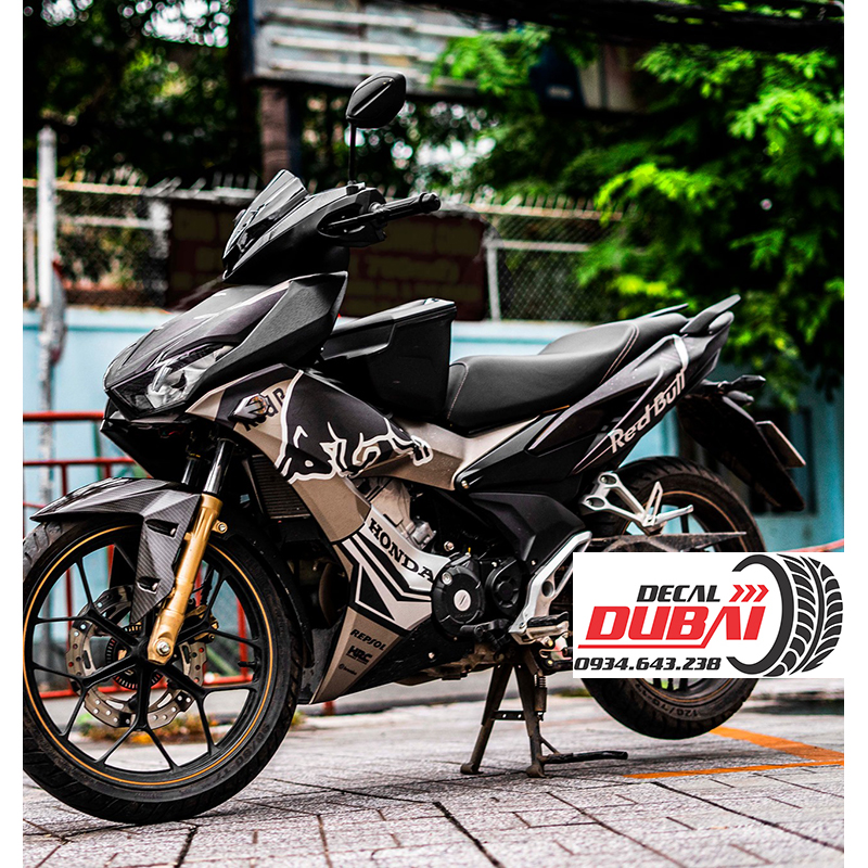 [HOT] Tem trùm Winner X Bạc Đen Redbull