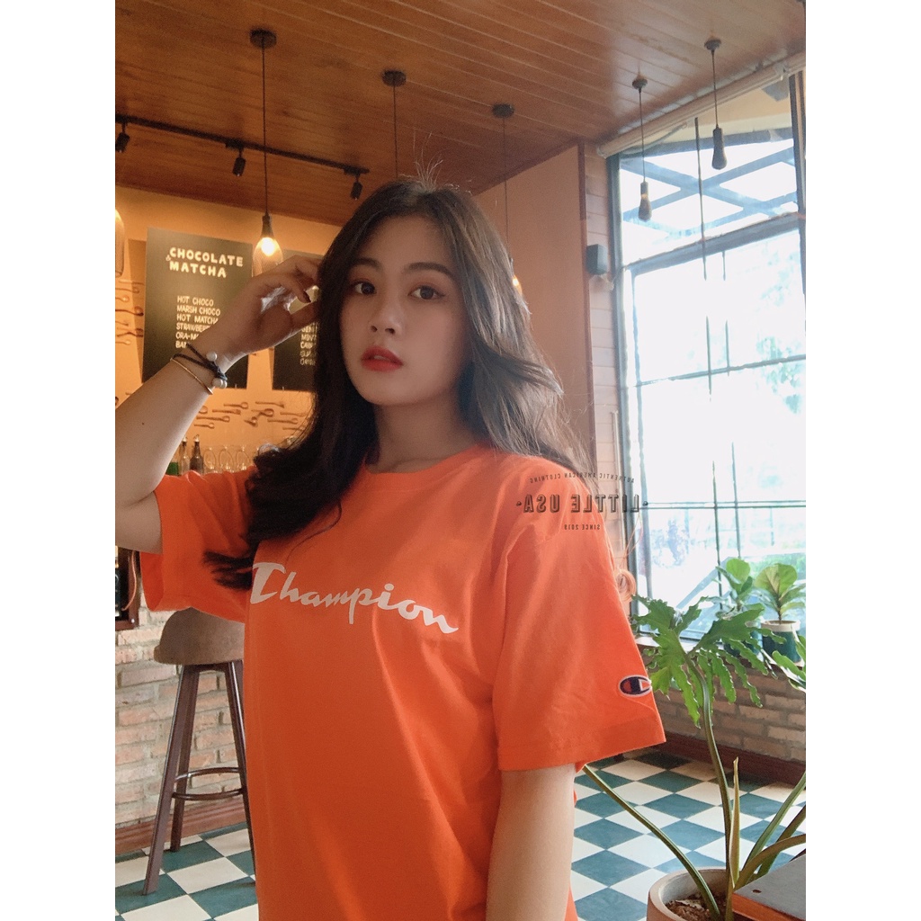 Áo thun CHAMPION® TAGLESS LOGO TEE - Unisex Nam Nữ