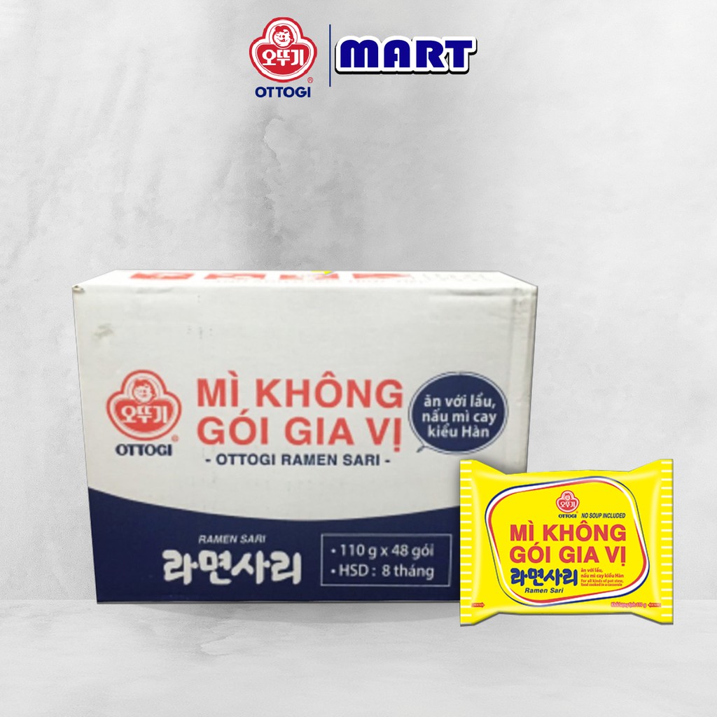 [FREESHIP️] - Thùng 48 Gói Mì Không Gói Gia Vị Ottogi