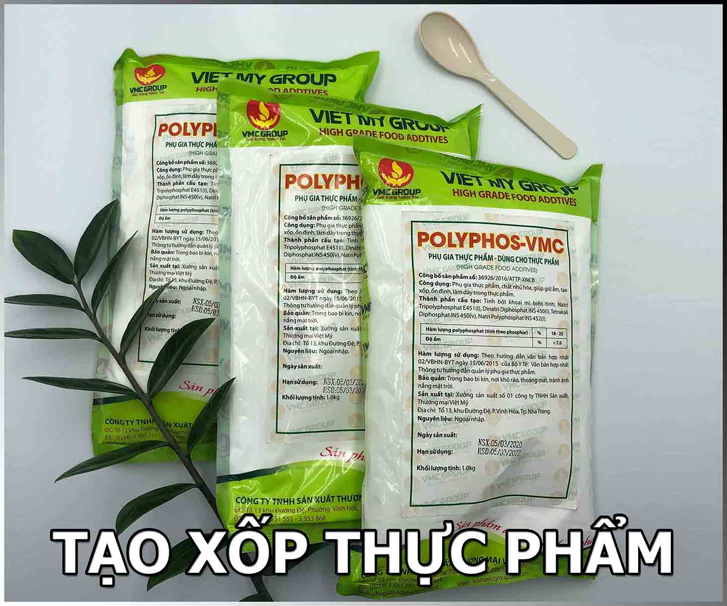[ GIÁ RẺ ] [ VMC POLYPHOS ] -  Phụ gia tạo giòn dai  giò chả thơm ngon