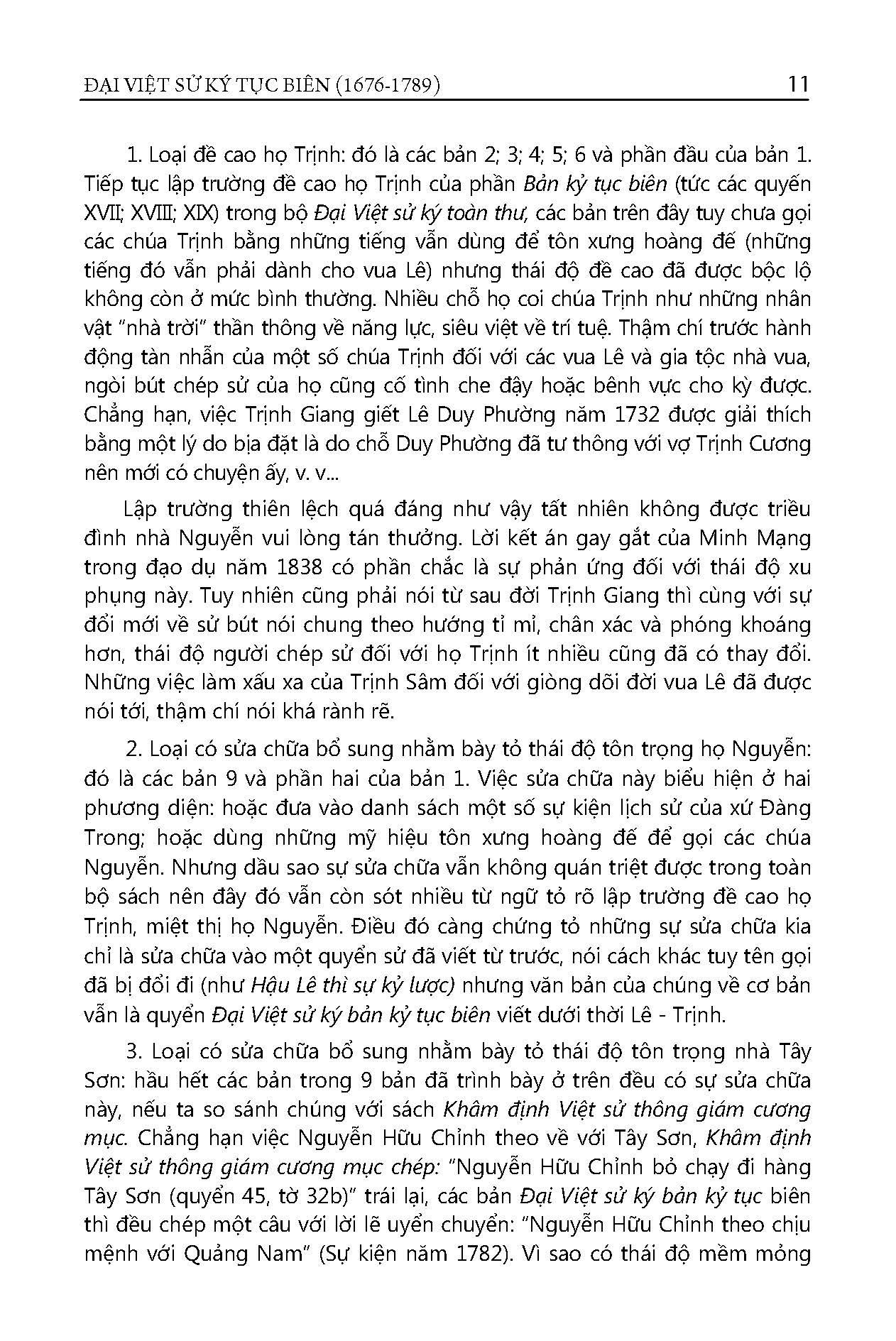 Đại Việt Sử Ký Tục Biên (1676 - 1789);  (Tái Bản Có Bổ Sung, Chỉnh Lý)