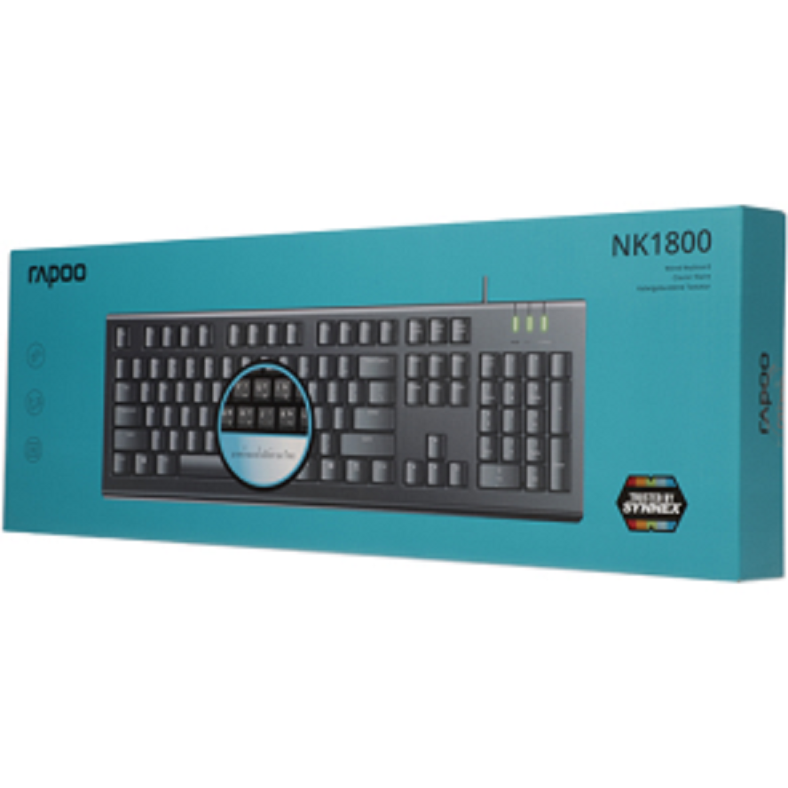 Bàn phím có dây Rapoo NK1800