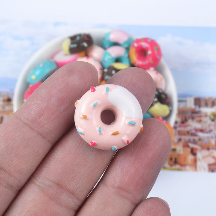 Combo 2 Charm Slime Squishy Bánh Donut nhiều màu