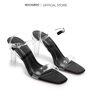 Sandal cao gót kiểu mica quai ngang EA-25 - Cao 8cm - Mochardo thumbnail