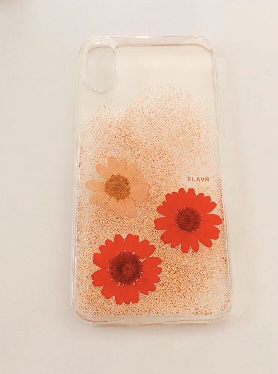 Ốp điện thoại Hoa thật ép khô IpX - Ốp lưng điện thoại Iphone X
