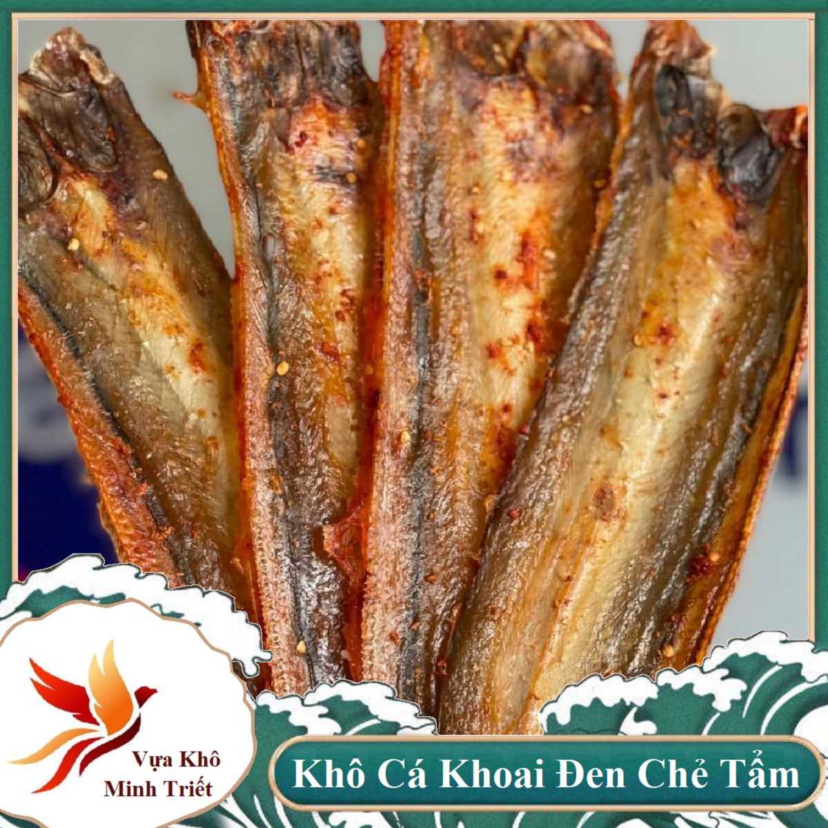 KHÔ CÁ KHOAI CHẺ TẨM 500GR KHÔ CÁ KHOAI  CHẺ ĐÃ BỎ ĐẦU ĐẶC SẢN NHA TRANG-Vựa Khô Minh Triết