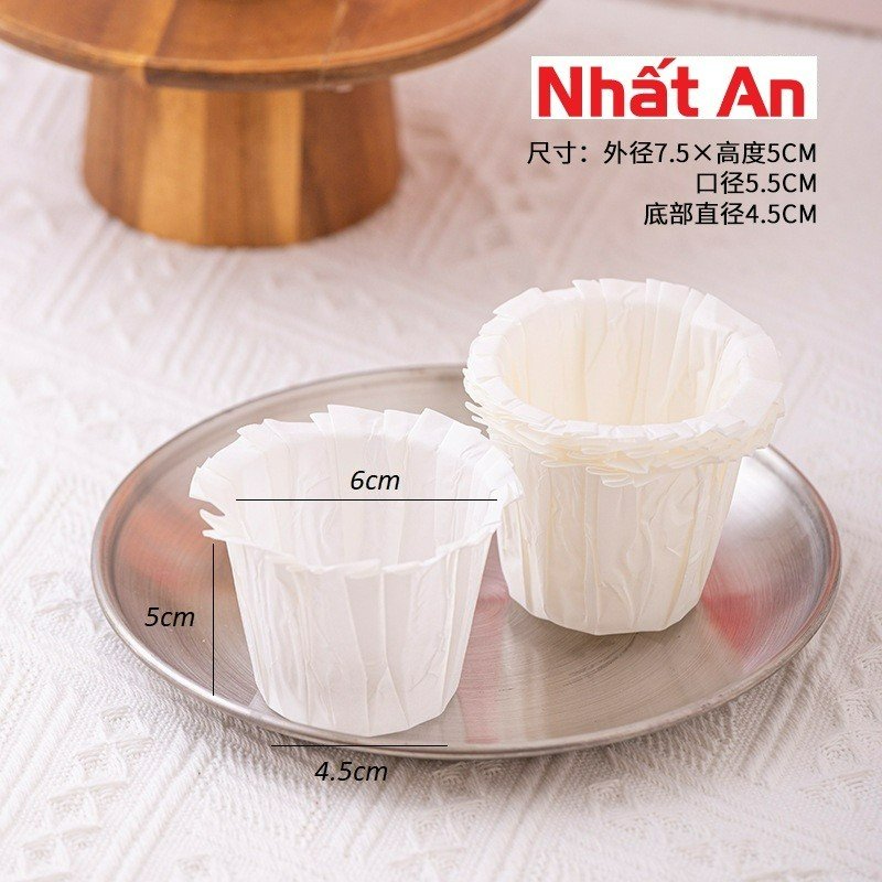 Chén giấy/Cup giấy nướng muffin, cupcake lốc 50 cái