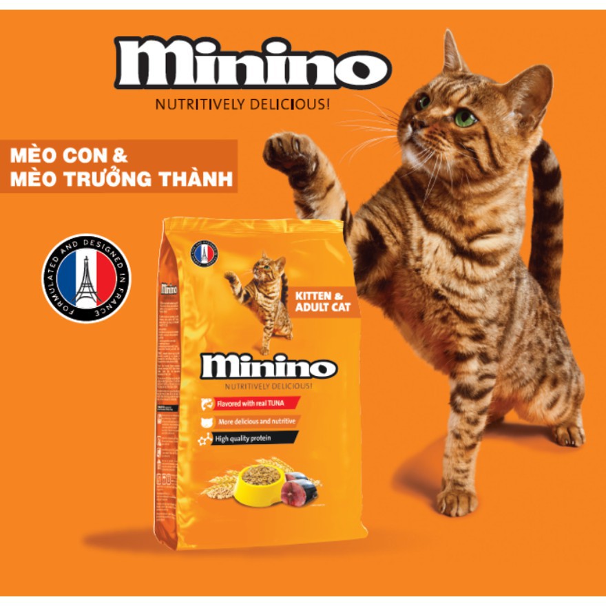 MININO 1,3KG- THỨC ĂN CHO MÈO (GÓI SIÊU TIẾT KIỆM)