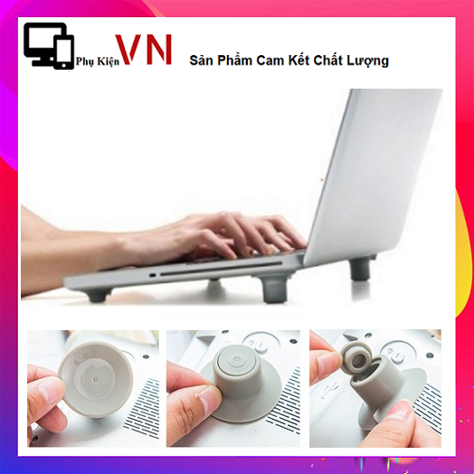 [HCM]⚡ Bộ Nút Chống Nóng Laptop Tiện Ích - Combo 4 Nút Chống Nhiệt Cho laptop ⚡