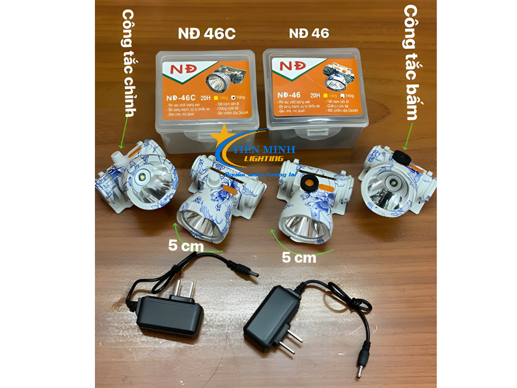 Đèn đội đầu NĐ-46C (nút chỉnh)