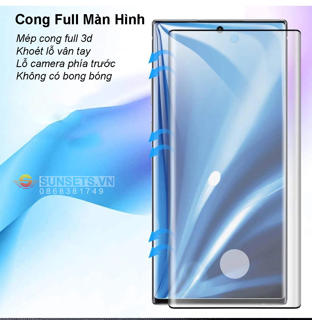 Kính cường lực Samsung Note 10+/ Note 9/ Note 8/ Note 20 Ultra