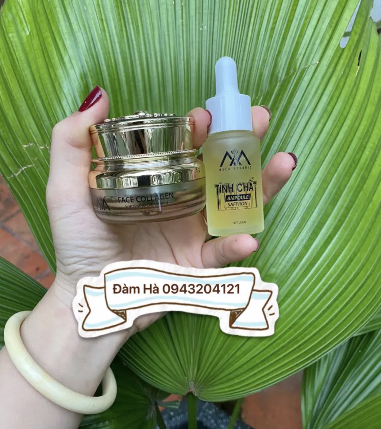 Combo kem face và serum Collagen cá hồi Dna