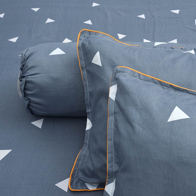Ga gối , Bộ Drap Cotton Poly Hàn Quốc{ 4 món } 1m6 X 2m