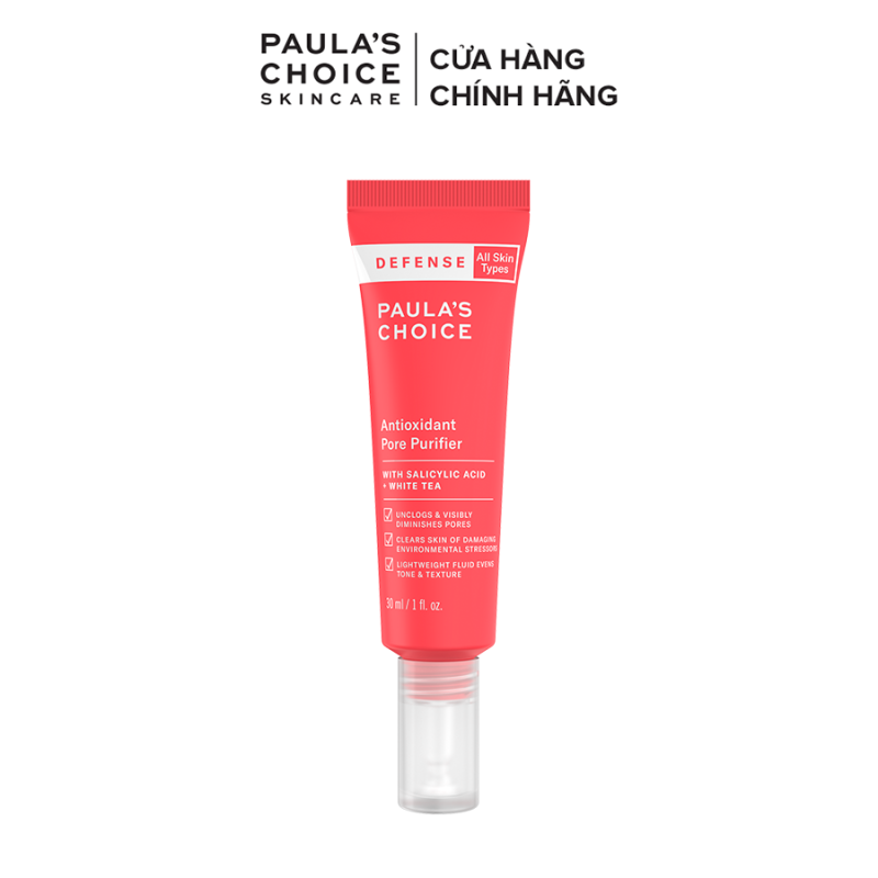 Tinh chất chống lão hóa làm thông thoáng lỗ chân lông Paula’s Choice Defense Antioxidant Pore Purifier 30ml-2200