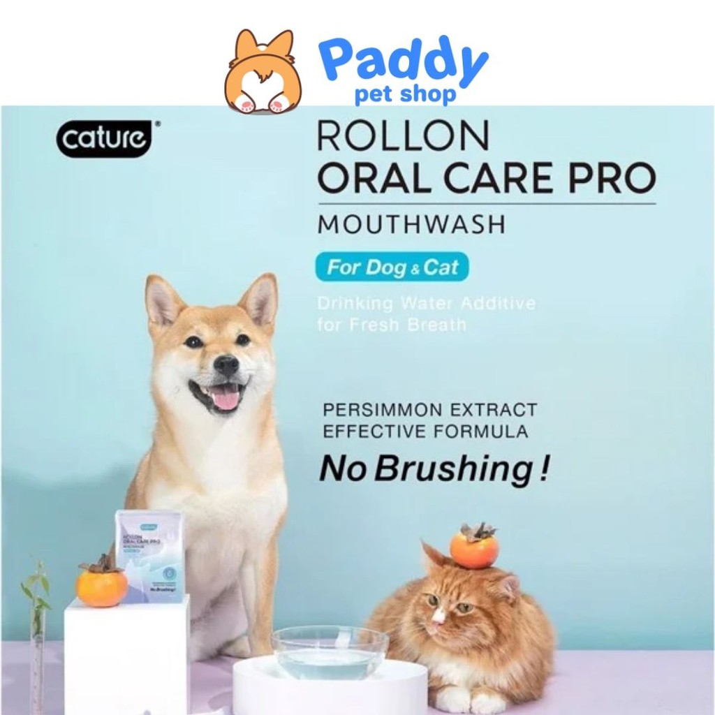 Vệ Sinh Răng Miệng Chó Mèo Cature Rollon Oral Care