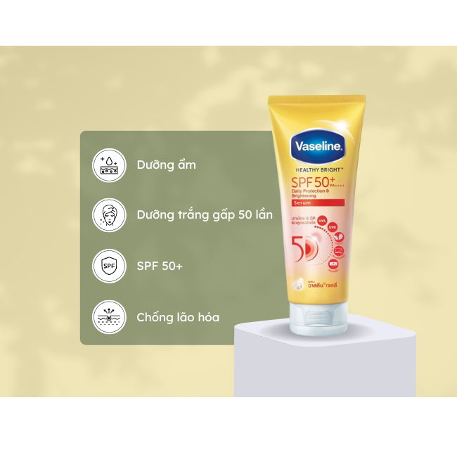 Sữa Dưỡng Thể Vaseline Perfect Serum 50X Tuýp 320ml
