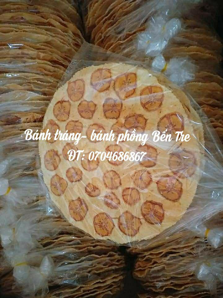 Bánh phồng chuối Sơn Đốc- Bến Tre(10 bánh chưa nướng)