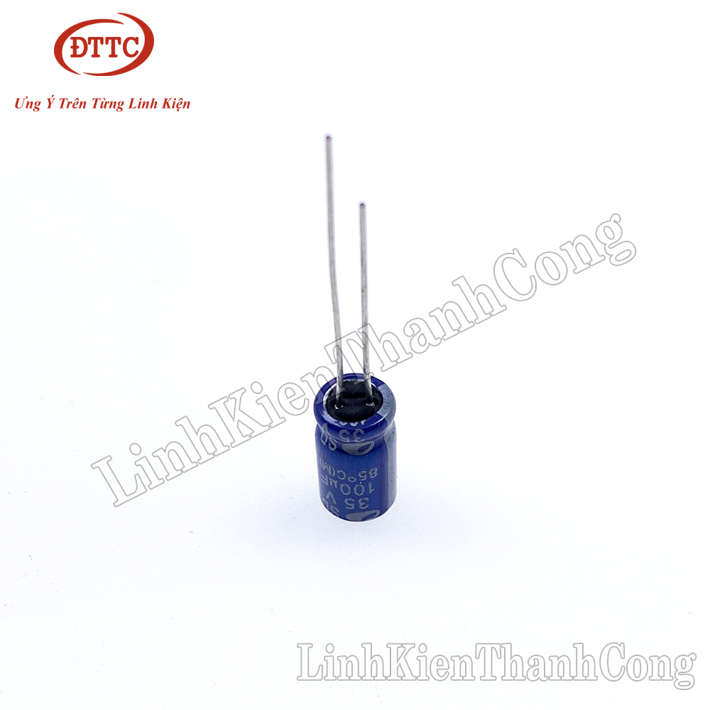 Bộ 2 Chiếc Tụ Hóa SAMWHA 100uF 35V (6x11mm)