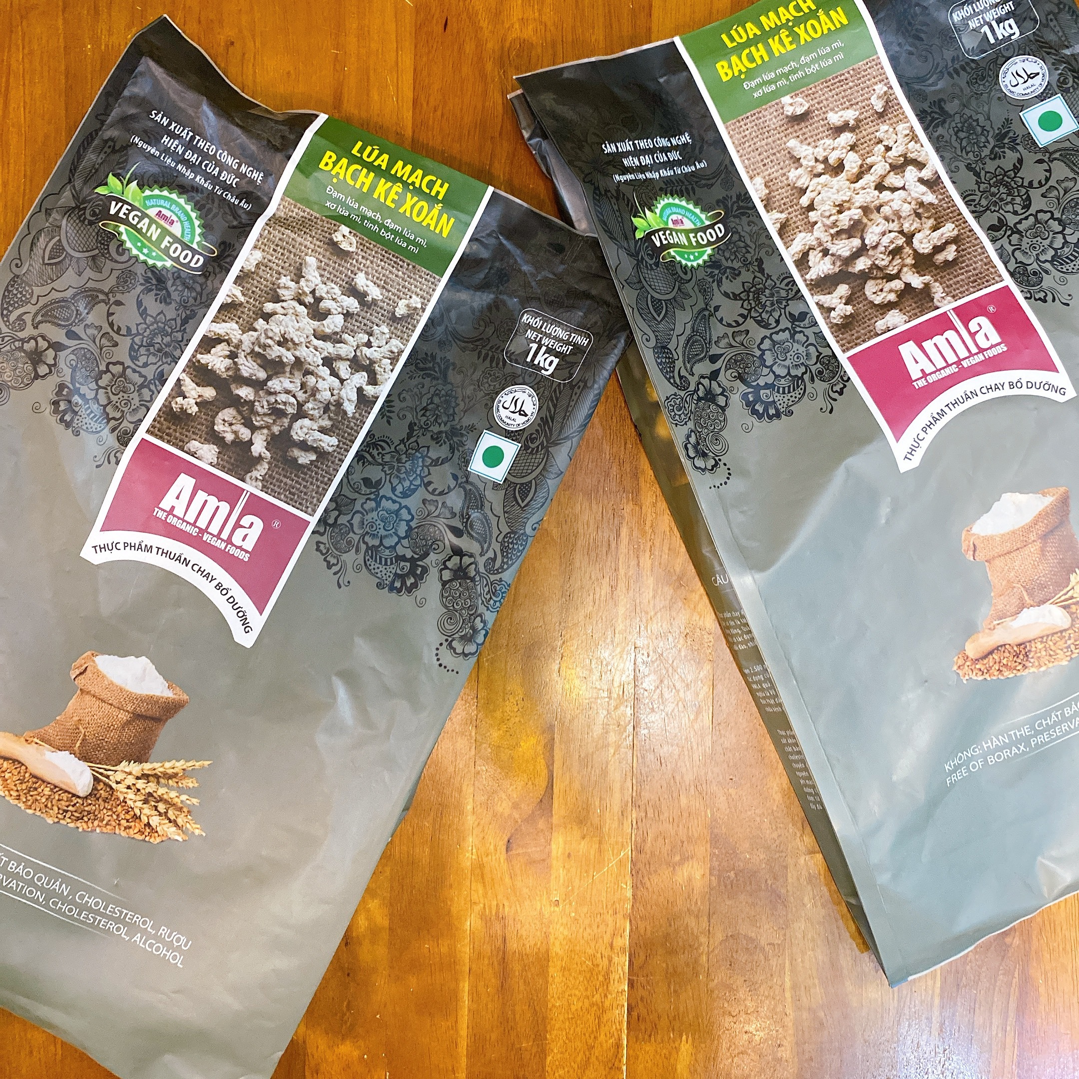 [Gói 1 kg] Lúa mạch bạch kê xoắn - Thực phẩm chay amla