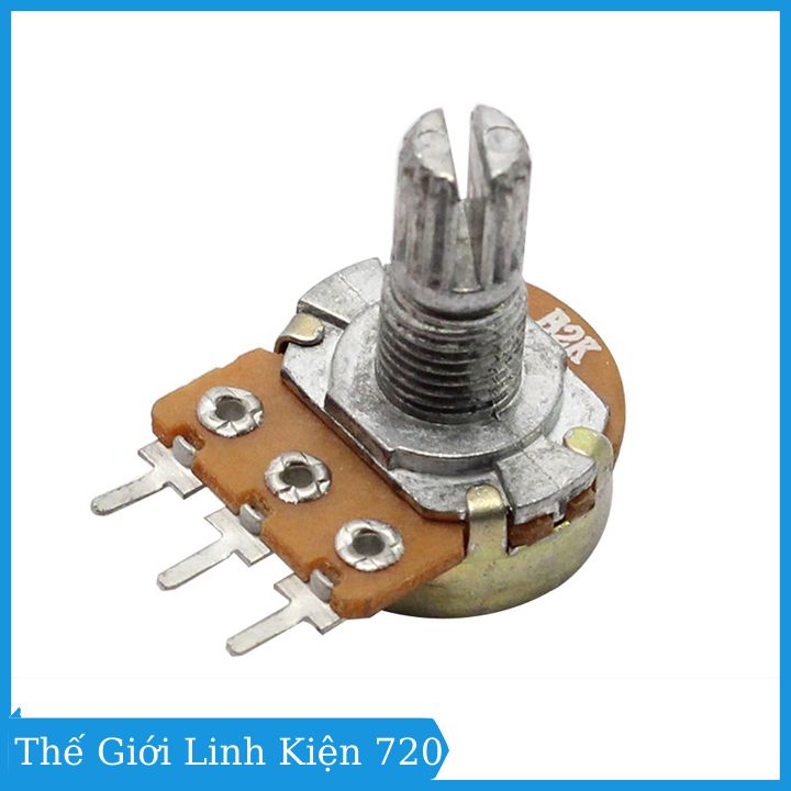 Biến trở volume 1M, chiết áp đơn 3 chân WH148
