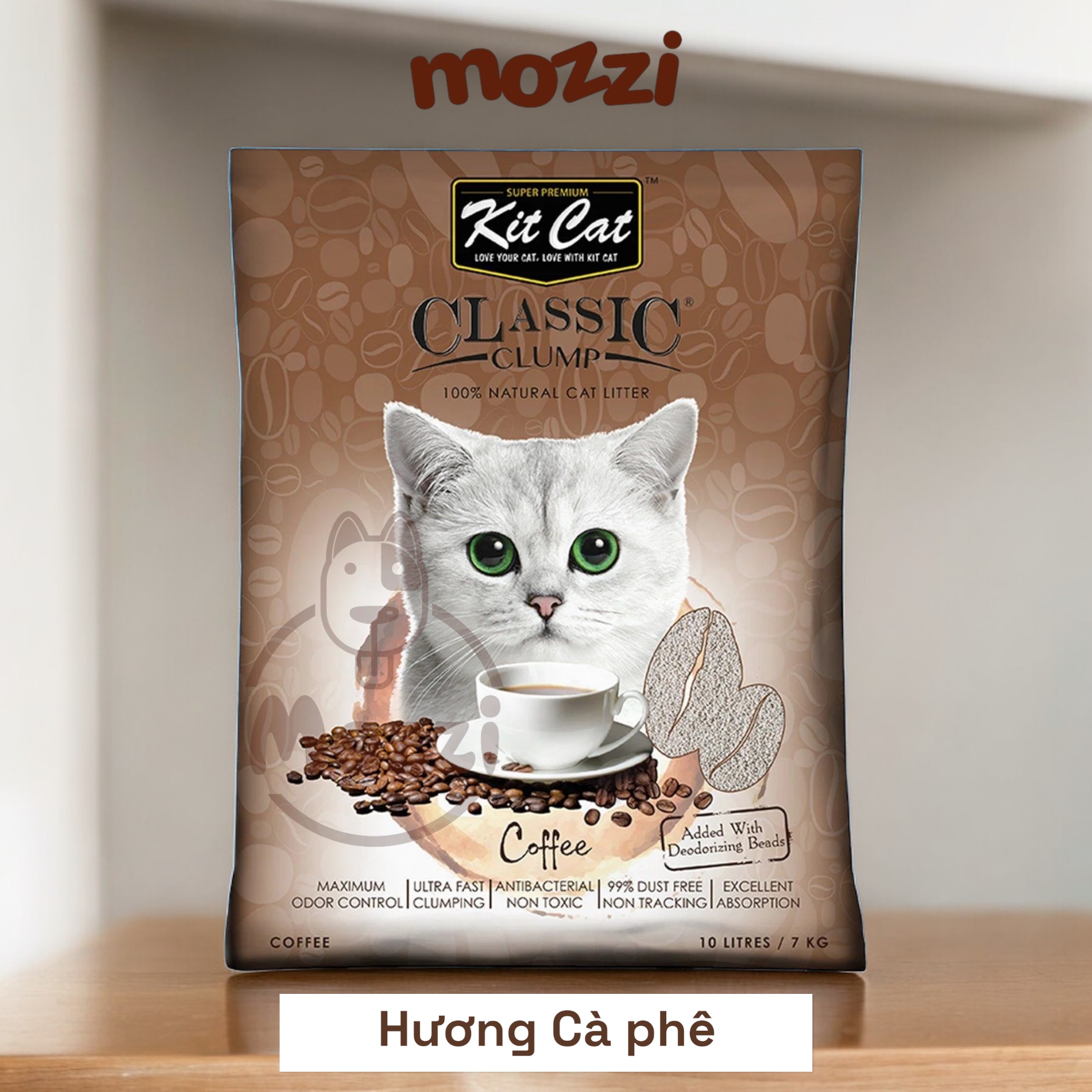 Cát vệ sinh cho mèo KitCat Xi măng vón